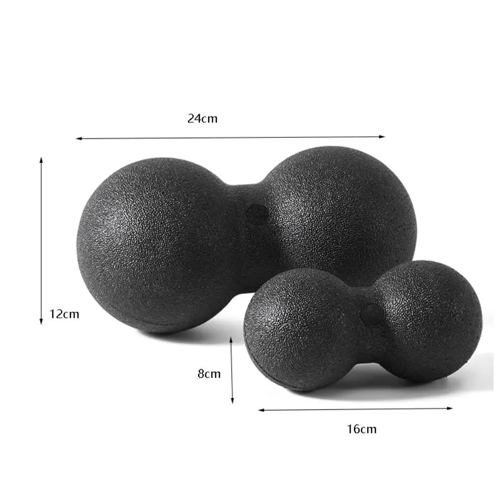Double Lacrosse Peanut Massage Ball Relieve Pain Deep Tissue Massage Mobility Ball Trigger Point Physical Therapy Myofascia Ball