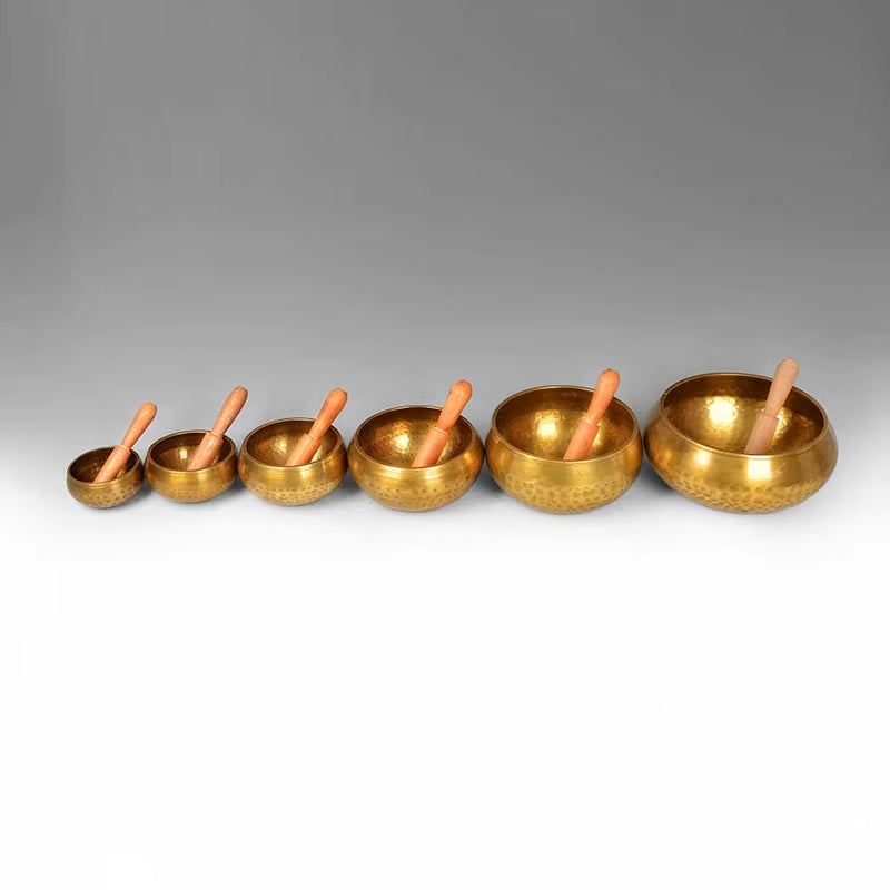 Nepal Handmade Buddha Tibet Bowl Bowl Ritual Music Therapy Copper Chime Copper Tibetan Singing Bowl