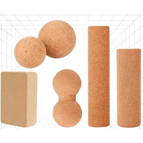 Set Miofascial para relajación de corcho para Yoga o Pilates