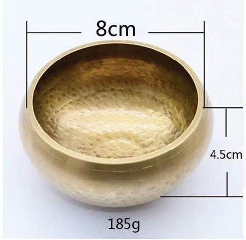 Nepal Handmade Buddha Tibet Bowl Bowl Ritual Music Therapy Copper Chime Copper Tibetan Singing Bowl