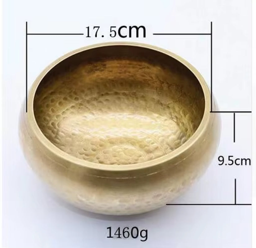 Nepal Handmade Buddha Tibet Bowl Bowl Ritual Music Therapy Copper Chime Copper Tibetan Singing Bowl